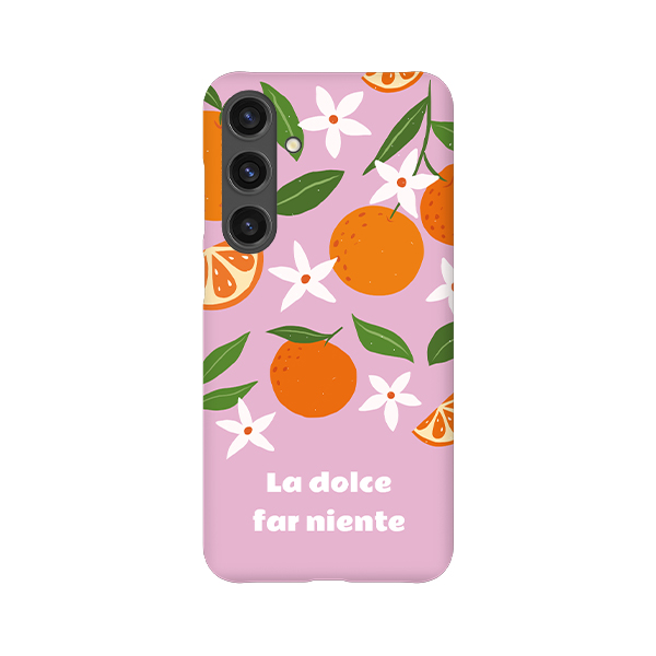 Dolce Orange Pattern - Text Only