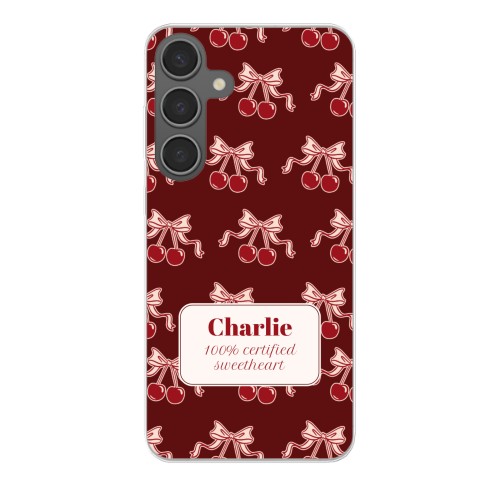 Vintage Cherry Love Text - Only Vintage Cherry Love Text - Only