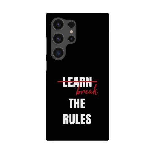 Break the rules - text only