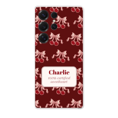 Vintage Cherry Love Text - Only Vintage Cherry Love Text - Only