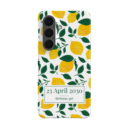 Zesty Lemon Pattern - Text Only