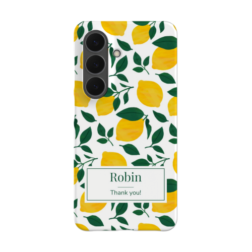 Zesty Lemon Pattern - Text Only
