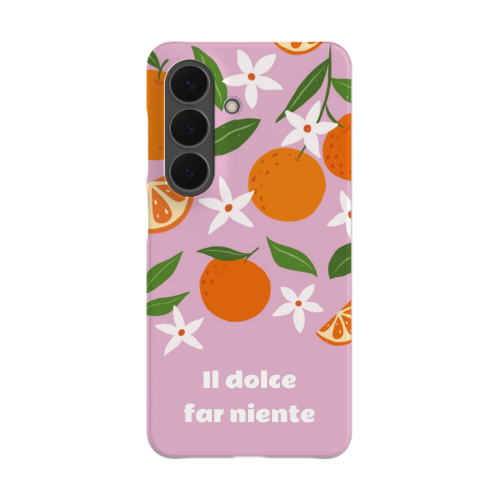 Dolce Orange Pattern - Text Only