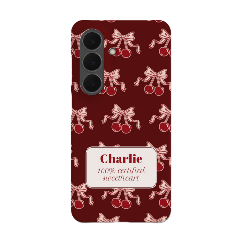 Vintage Cherry Love Text - Only Vintage Cherry Love Text - Only