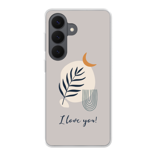 Boho Moon Shape - Text Only