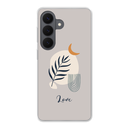 Boho Moon Shape - Text Only