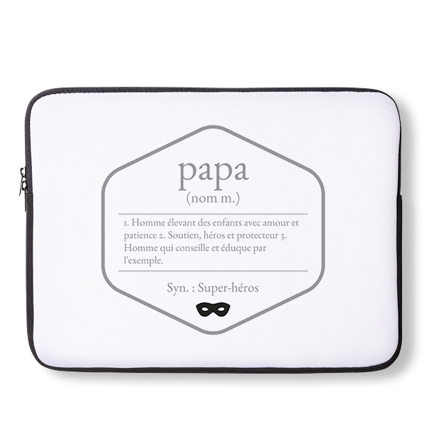 Housse personnalisée pour ordinateur ou tablette 15 pouces