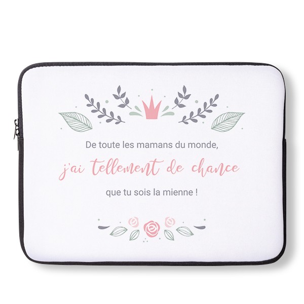Housse personnalisée pour ordinateur ou tablette 15 pouces