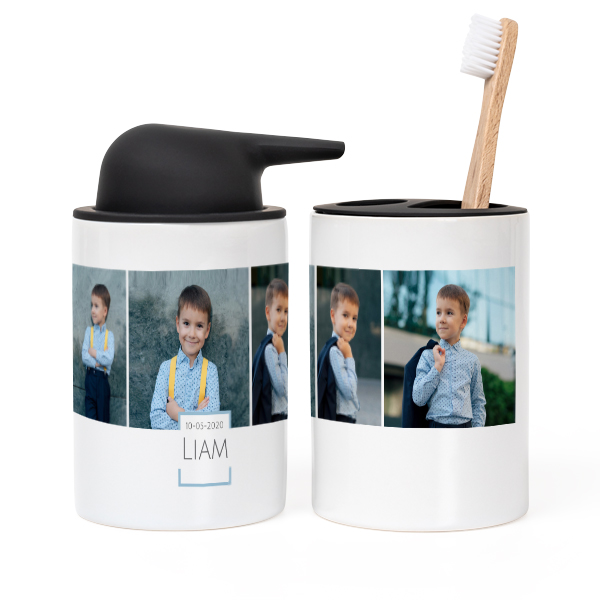 Text On Colored Frame Square