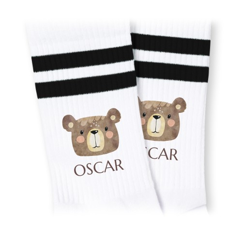 Chaussettes lignes noires