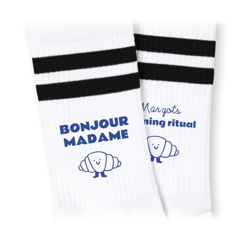Chaussettes lignes noires