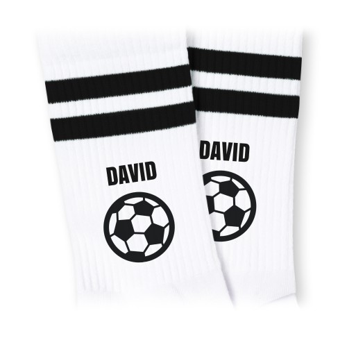 Sportsocken personalisiert Schwarz