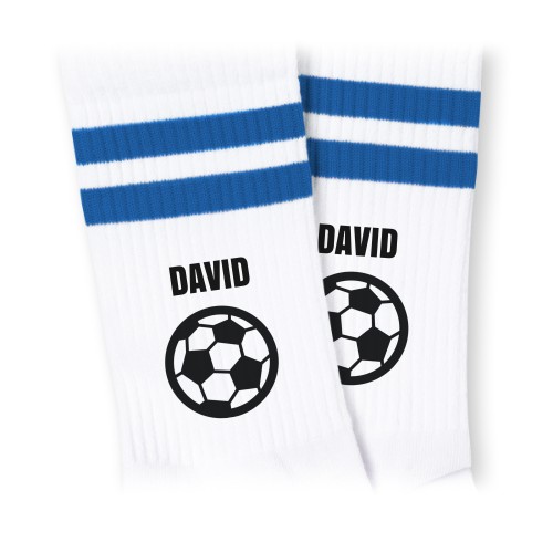 Sportsocken personalisiert Blau
