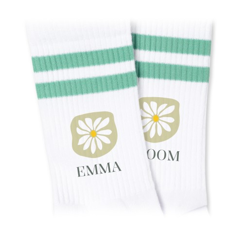 Chaussettes vert menthe