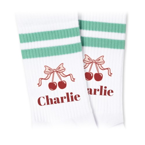 Vintage Cherry Love Text - Only