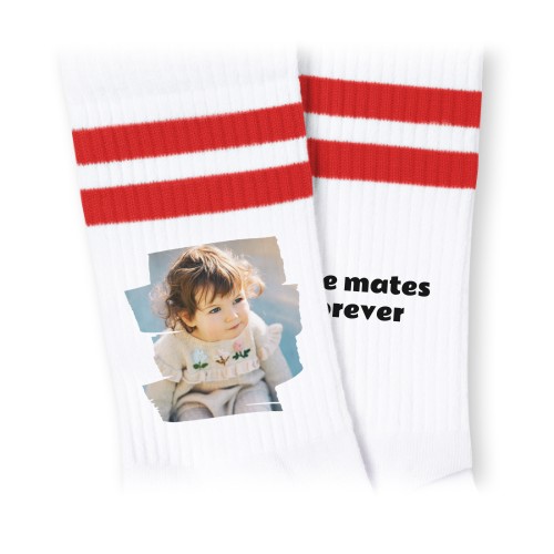 Sportsocken personalisiert Rot