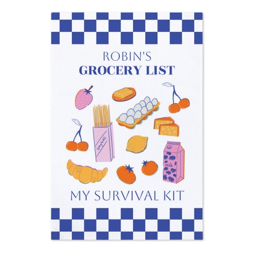 Playful Grocery List - Text only