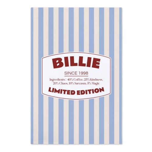 Retro Namelabel Stripes - Text only