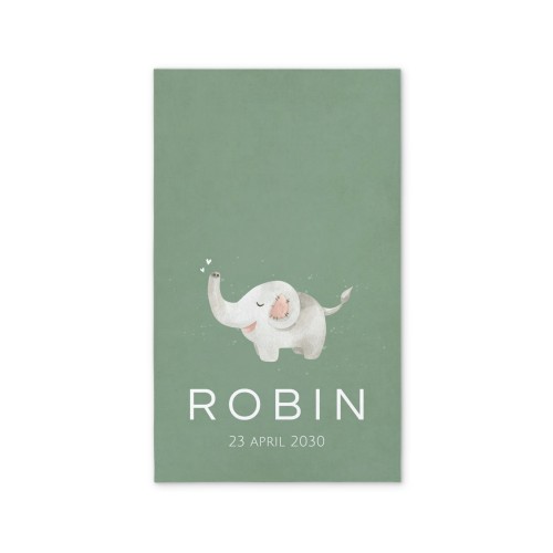 Serviette imprimée 30 x 50 cm