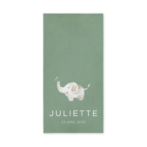 Bedrukte handdoek 50 x100 cm