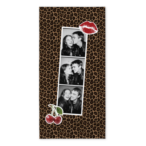 Leopard Cherry Collage Leopard Cherry Collage