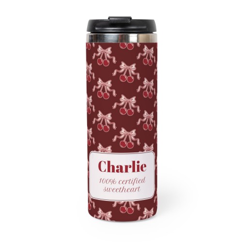 Vintage Cherry Love Text - Only