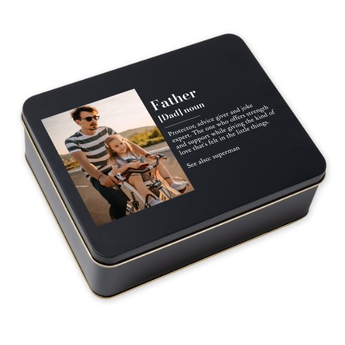 Kagedåse rektangulær sort