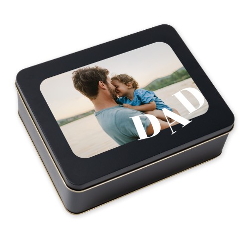 Cookie Tin Rectangle Black Cookie Tin Rectangle Black