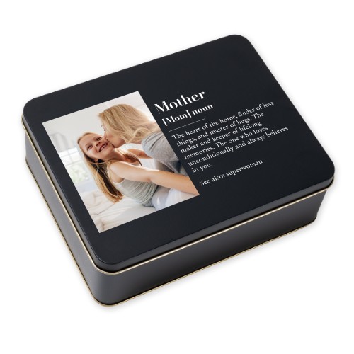 Kagedåse rektangulær sort Kagedåse rektangulær sort