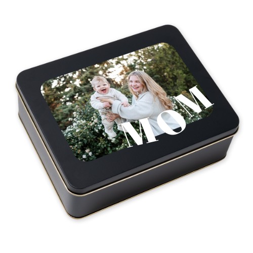 Kakburk rektangulär svart