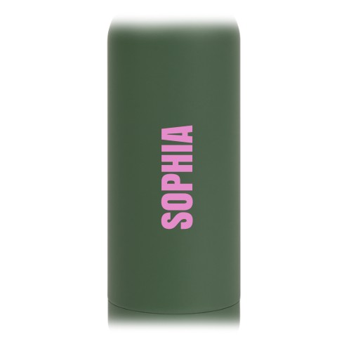 Trinkflasche mit Namen Moosgrün Trinkflasche mit Namen Moosgrün