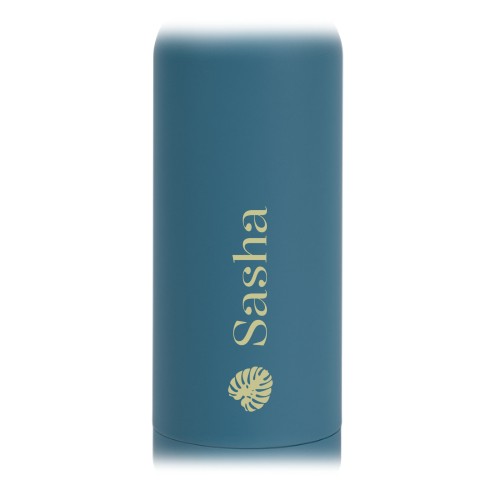 Gourde avec nom bleu foncé Gourde avec nom bleu foncé