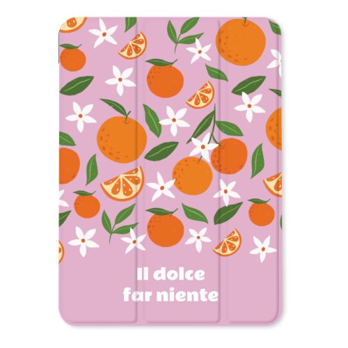 Dolce Orange Pattern - Text Only