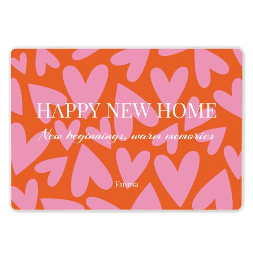 Happy Heart Pattern - Text Only