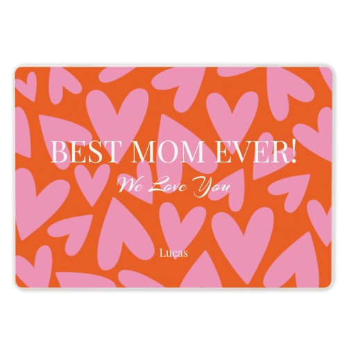 Happy Heart Pattern - Text Only