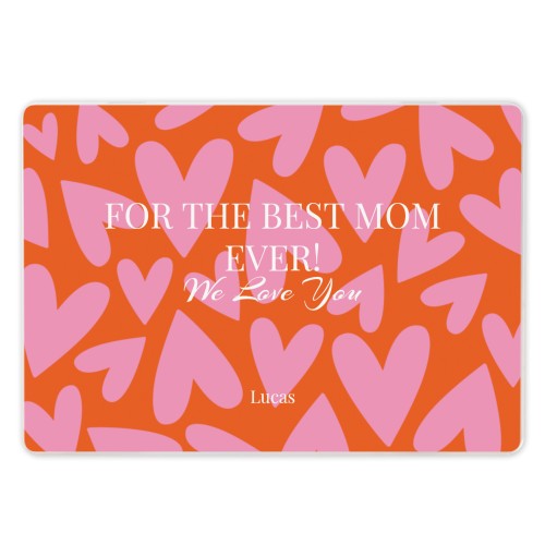 Happy Heart Pattern - Text Only