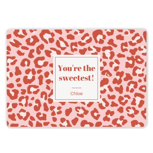 Animal Print Label - Text Only