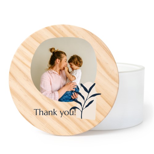 Geurkaars groot met UV-print Geurkaars groot met UV-print