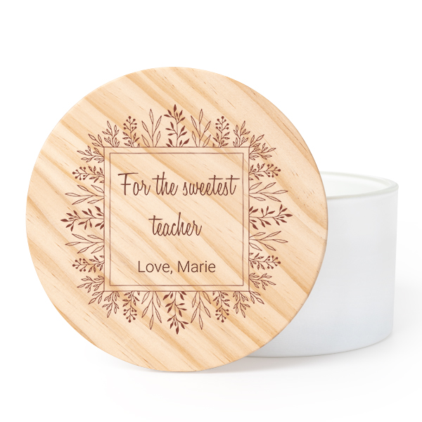 Scented Candle L - UV laser print