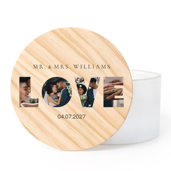 Scented Candle L - UV laser print