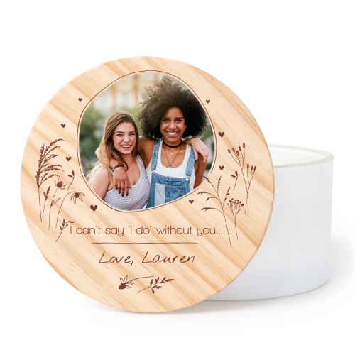 Scented Candle L - UV laser print