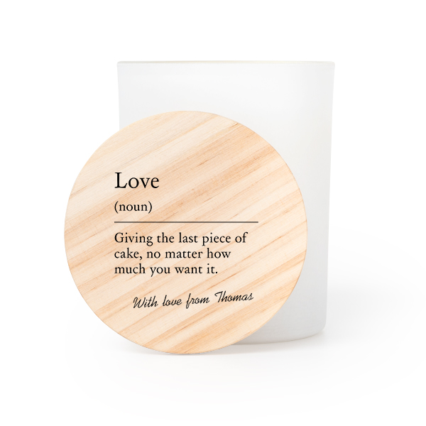 Scented Candle S - UV laser print