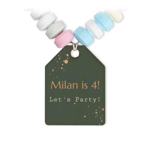 Custom Candy Necklace - Full Colour Print - Set of 12 Custom Candy Necklace - Full Colour Print - Set of 12