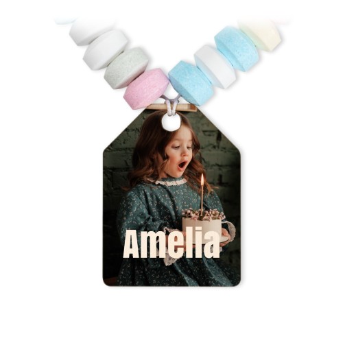 Custom Candy Necklace - Full Colour Print - Set of 12