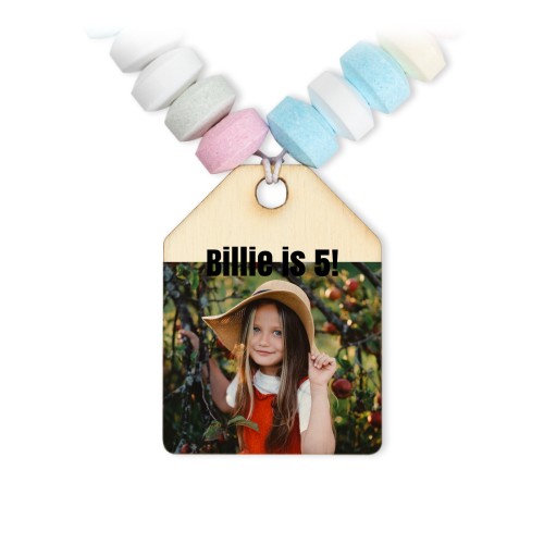 Custom Candy Necklace - Full Colour Print - Set of 12