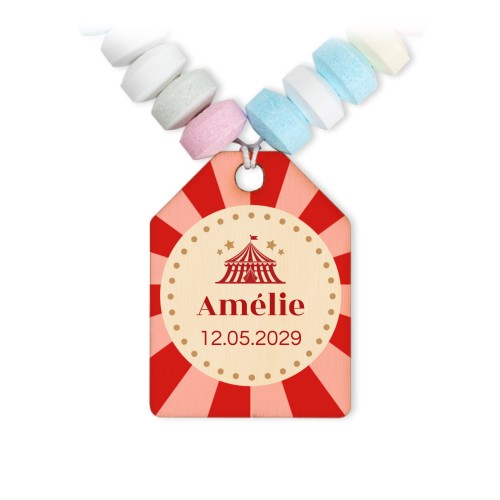 Custom Candy Necklace - Full Colour Print - Set of 12