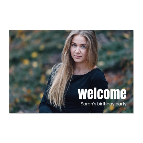 Bold Text Full Photo