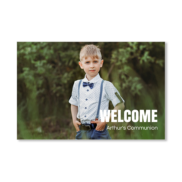 Welkomstbord forex 40x60