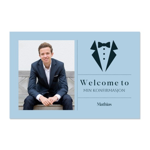 Velkommen Skilt Forex 40x60cm Velkommen Skilt Forex 40x60cm