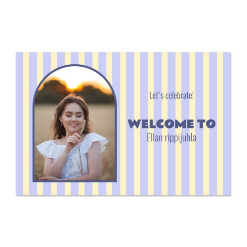 Striped Arch Shape Striped Arch Shape